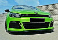 Volkswagen Scirocco 2008–2017 Frontlip spoiler DPT V1 (2008-2013, blank svart) foto 2