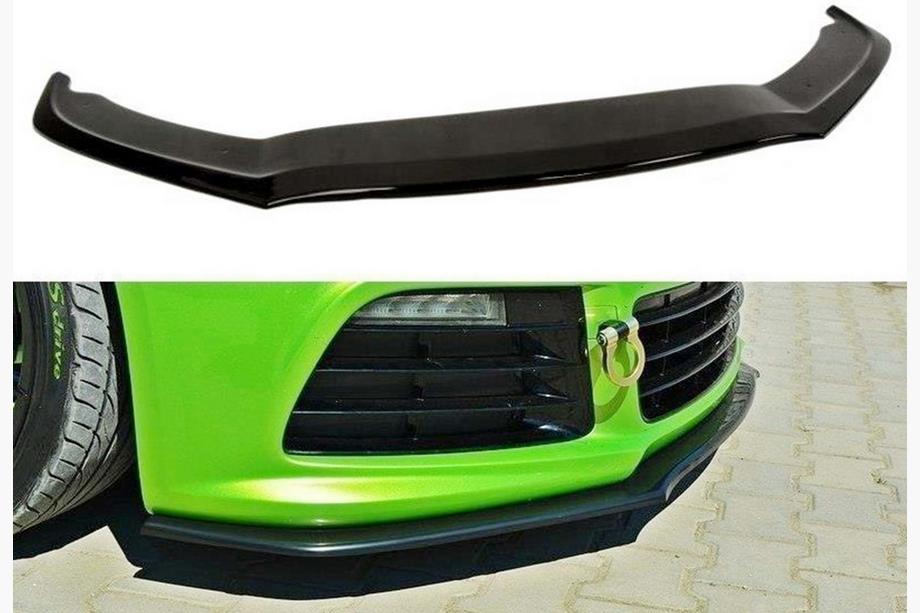 Volkswagen Scirocco 2008–2017 Frontlip spoiler DPT V1 (2008-2013, blank svart) Image