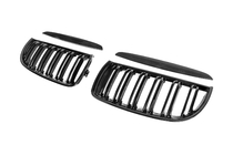 BMW 3-serie E90/E91 2005–2011 Njurgaller M-Look (för E-90/91, 2005-2008, blank svart) foto 10