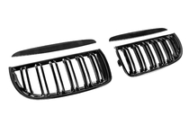 BMW 3-serie E90/E91 2005–2011 Njurgaller M-Look (för E-90/91, 2005-2008, blank svart) foto 11
