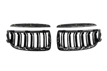 BMW 3-serie E90/E91 2005–2011 Njurgaller M-Look (för E-90/91, 2005-2008, blank svart) foto 12