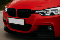 BMW 3-serien F30/F31 2012–2019 Njurgaller M-Look (svart högglans) foto 2