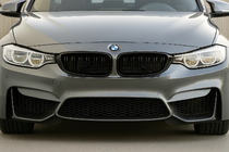 BMW 3-serien F30/F31 2012–2019 Njurgaller M-Look (svart högglans) foto 1