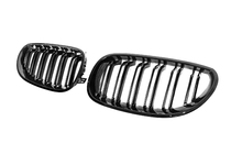 BMW 5-serien E60/E61 2003–2010 Njurgaller M-Look (svart högglans) foto 4