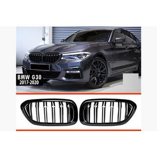 Njurgrillar M-Look (2017-2020, svart högglans) BMW 5-serien G30/G31 2017–2023 foto 4