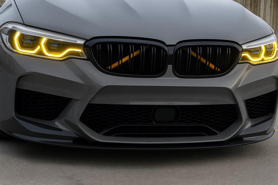 BMW 5-serien G30/G31 2017–2023 Njurgrillar M-Look (2017-2020, svart högglans) Image