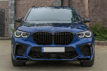 BMW X5 G05 2019–2026 M-Look njurgrill (2018-2022, blanksvart) foto 1