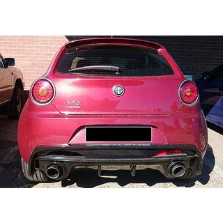 Bakre diffusor DPT (svart högglans) Alfa Romeo MiTo 2008–2018 foto 2