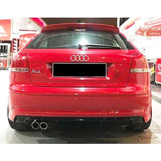 Bakre diffuser DPT (2005-2008, Coupe, blank svart) Audi A3 2003–2012 foto 1