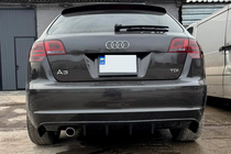 Audi A3 2003–2012 Bakre diffuser DPT (2008-2010, blanksvart) foto 6