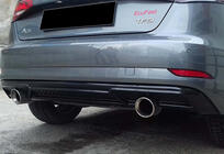 Audi A3 2012–2020 Bakre diffuser DPT (HB, 2017-2020, blank svart) foto 4