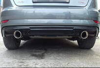 Audi A3 2012–2020 Bakre diffuser DPT (HB, 2017-2020, blank svart) foto 2