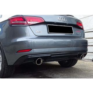 Bakre diffuser DPT (HB, 2017-2020, blank svart) Audi A3 2012–2020 foto 3