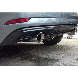 Bakre diffuser DPT (HB, 2017-2020, blank svart) Audi A3 2012–2020 foto 1