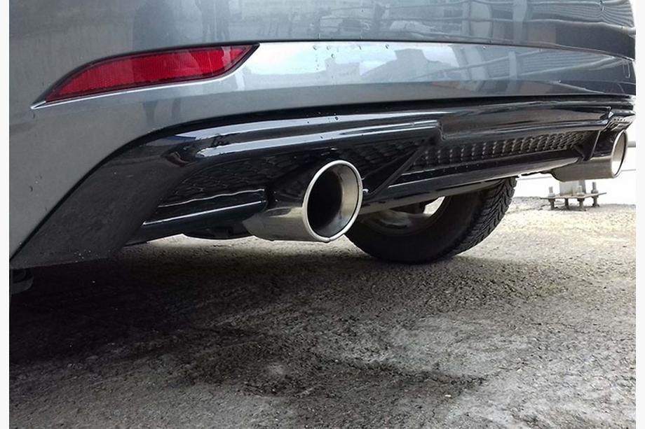 Audi A3 2012–2020 Bakre diffuser DPT (HB, 2017-2020, blank svart) Image