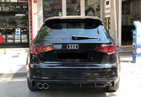 Audi A3 2012–2020 Bakre diffuser DPT V-2 (2012-2016, HB, svart högglans) foto 1