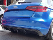 Audi A3 2012–2020 Bakre diffuser DPT V-2 (2012-2016, HB, svart högglans) foto 2