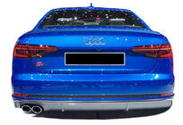 Audi A4 B9 2015–2024 Bakre diffuser DPT (2015-2019, svart högglans) foto 1