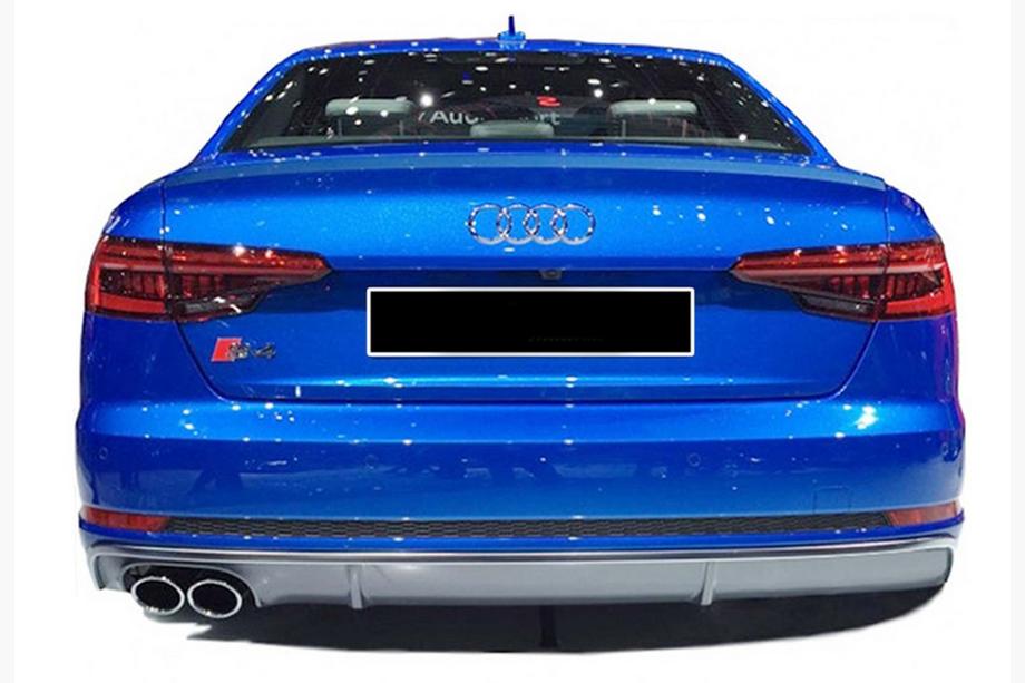 Audi A4 B9 2015–2024 Bakre diffuser DPT (2015-2019, svart högglans) Image