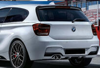 BMW 1-serien F20/F21 2011–2019 Bakre diffusor DPT (svart högglans) foto 1