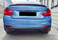 BMW 2-serien F22/F23 2014–2021 Bakre diffusor DPT (svart högglans) foto 3