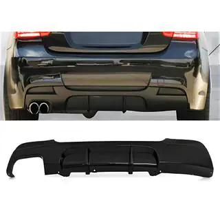 Bakre diffuser DPT V-2 (för E90 M-Sport, blanksvart)