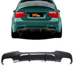 BMW 3-serie E90/E91 2005–2011 Bakre diffuser DPT V-3 (för E90 M-Sport, blanksvart) foto 1