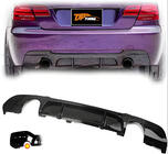 BMW 3-serie E90/E91 2005–2011 Bakre diffuser DPT V-6 (för E90 M-Sport, blanksvart) foto 1
