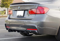 BMW 3-serien F30/F31 2012–2019 Bakre diffusor DPT V-4 (för M-Performance, högglans svart) foto 1
