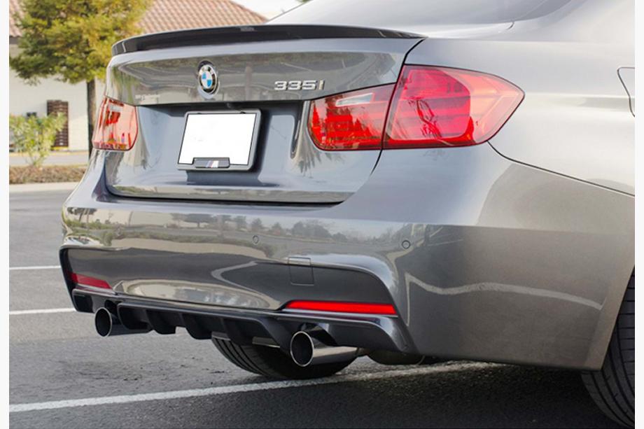 BMW 3-serien F30/F31 2012–2019 Bakre diffusor DPT V-4 (för M-Performance, högglans svart) Image