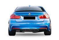 BMW 3-serien F30/F31 2012–2019 Bakre diffuser DPT V-5 (för M-Performance, blanksvart) foto 1
