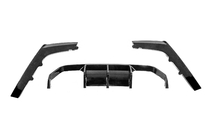 BMW 3-serien F30/F31 2012–2019 Bakre diffuser DPT V-2 (för Vorstainer, blanksvart) foto 4