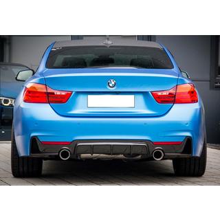 Bakre diffuser DPT V-1 (för M-Performance, blanksvart) BMW 4-serie F32/F33/F36 2012–2020 foto 1