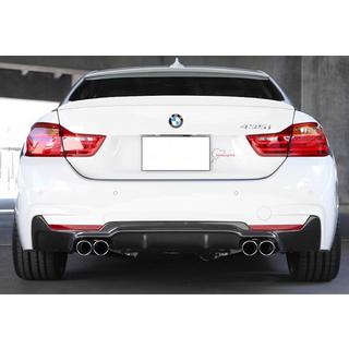 Bakre diffuser DPT V-2 (för M-Performans, blanksvart) BMW 4-serie F32/F33/F36 2012–2020