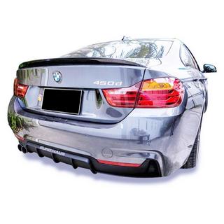 Bakre diffuser DPT V-3 (för M-Performans, Coupe, blank svart) BMW 4-serie F32/F33/F36 2012–2020