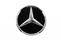 Mercedes GLC Coupé C253 2016–2023 Nedsatt pris – främre emblem under glas, kromad kant a0008880111 foto 1