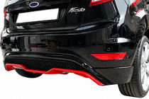 Ford Fiesta 2008–2017 Bakre diffuser DPT V-3 (HB, mattsvart) foto 3
