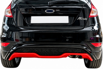 Ford Fiesta 2008–2017 Bakre diffuser DPT V-3 (HB, mattsvart) foto 4