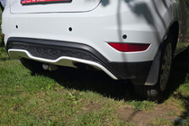 Ford Fiesta 2008–2017 Bakre diffuser DPT V-3 (HB, mattsvart) foto 5