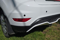 Ford Fiesta 2008–2017 Bakre diffuser DPT V-3 (HB, mattsvart) foto 6
