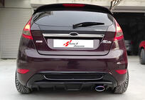 Ford Fiesta 2008–2017 Bakre diffuser DPT 2008-2012, HB, blanksvart foto 1