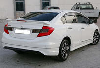 Honda Civic Sedan IX 2011–2016 Bakre diffuser DPT (för lackering) foto 2