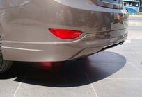 Hyundai Accent 2011–2017 Bakre diffusor DPT (svart högglans) foto 2