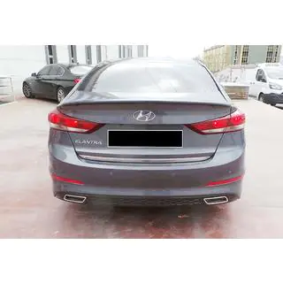 Bakre diffuser DPT V-1 (blank svart) Hyundai Elantra (AD) 2015–2020 foto 2