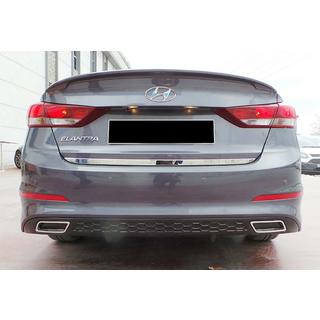 Bakre diffuser DPT V-1 (blank svart) Hyundai Elantra (AD) 2015–2020 foto 3