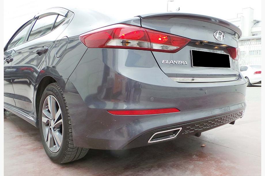 Hyundai Elantra (AD) 2015–2020 Bakre diffusor DPT V-2 (blank svart) Image
