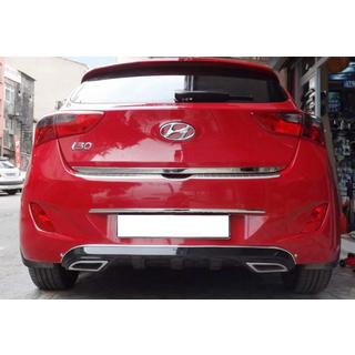 Bakre diffuser DPT V-1 (blank svart) Hyundai I-30 2012–2017 foto 1