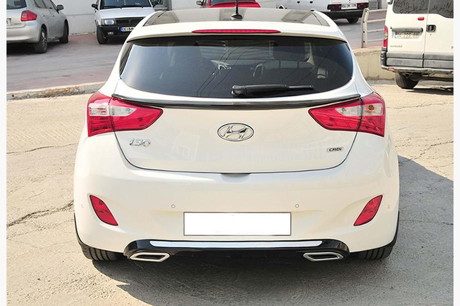 Hyundai I-30 2012–2017 Bakre diffusor DPT V-2 (blank svart) Image