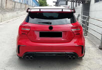 Mercedes A-class W176 2012–2018 DPT bakre diffuser (2012-2015, för Brabus, blanksvart) foto 3