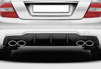 Mercedes C-klass W204 2007–2015 Bakre diffuser DPT (2011-2014, för AMG SD, svart högglans) foto 1